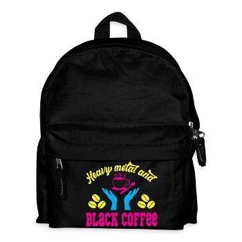 Heavy Metal and Schwarzkaffee Festival Death Metal - Kids' Backpack - black - Front