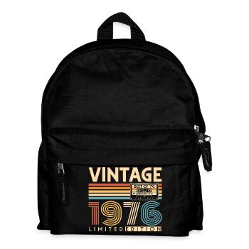 50 ans 50 ans 1976 Vintage Né - Sac à dos Enfant - noir - Devant