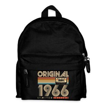 60 Birthday 60 Years 1966 Vintage Born - Kids' Backpack - black - Front
