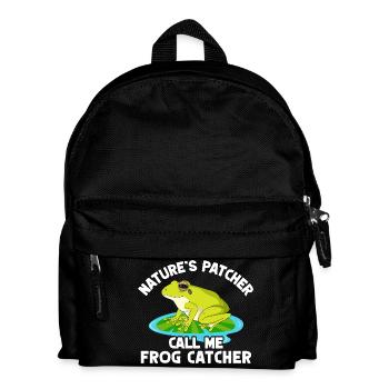 Trape-grenouilles, Grenouille patcher, - Sac à dos Enfant - noir - Devant