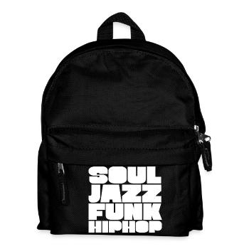 Soul Jazz Funk HipHop Typeface - Kids' Backpack - black - Front