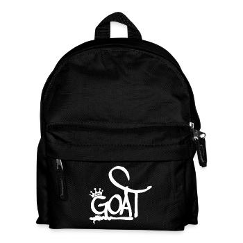 GOAT Greatest Of All Time Graffiti Crown (white) - Kids' Backpack - black - Front