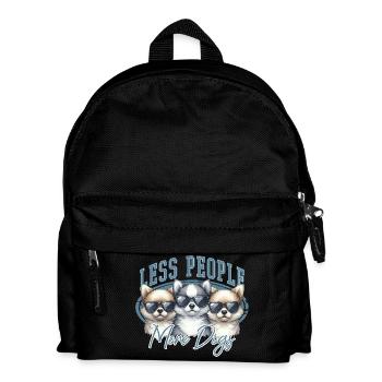 Dog Saying - Kids' Backpack - black - Front