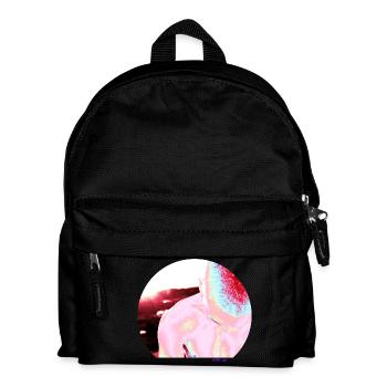 Regenbogen - Kinder Rucksack - Schwarz - Vorne