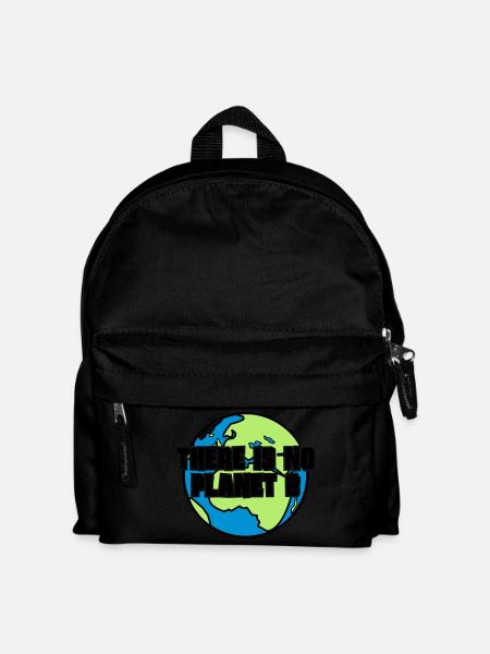 There is no Planet B - Kinder Rucksack - Schwarz