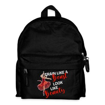 Pole Dance - Train like a Beast look like a Beauty - Kinder Rucksack - Schwarz - Vorne