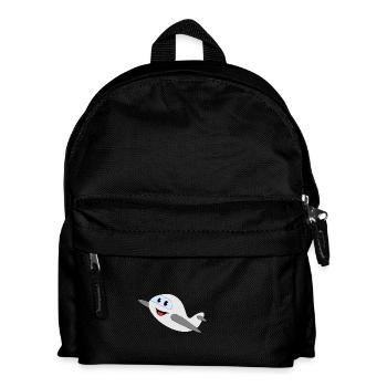 avion - Sac à dos Enfant - noir - Devant