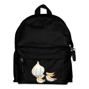 garlic - Kids' Backpack - black - Front