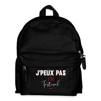 j'peux pas j'ai festival - Sac à dos Enfant - noir - Devant