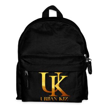 Urban Kiz Gold - Kizomba Dance Shirt - Kinder Rucksack - Schwarz - Vorne
