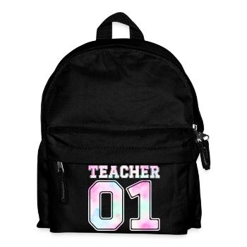 Teacher 01 - Kinder Rucksack - Schwarz - Vorne