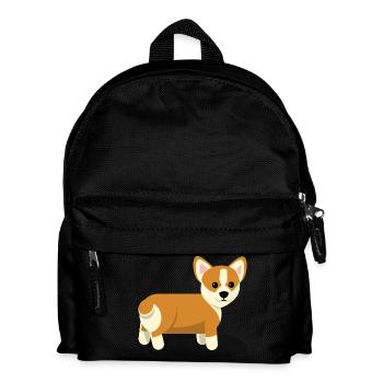 Corgi - Kids' Backpack - black - Front