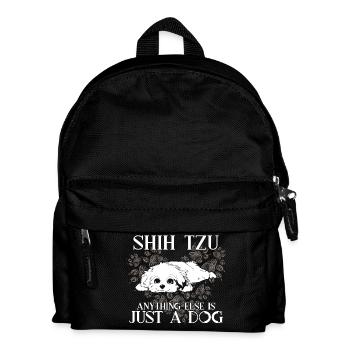 Shih Tzu Anything Else Is Just A Dog - Kids' Backpack - black - Front