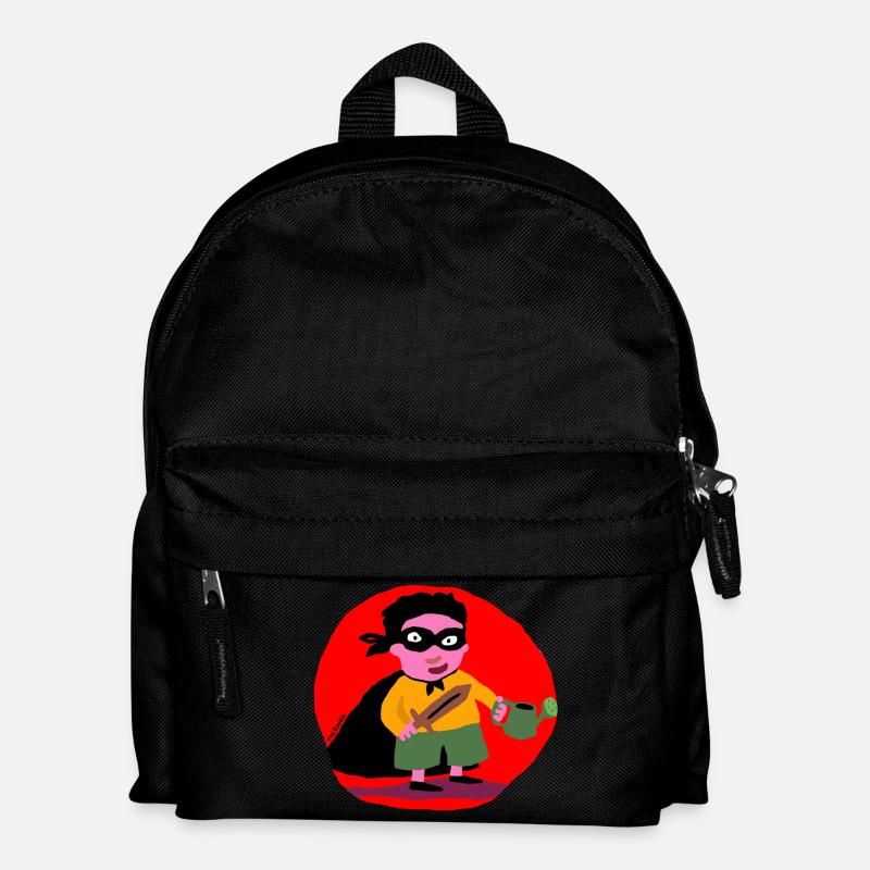 Der kleine Gärtner Rächers - Kinder Rucksack - Schwarz