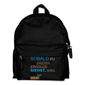 Motivation - Kinder Rucksack - Schwarz - Vorne