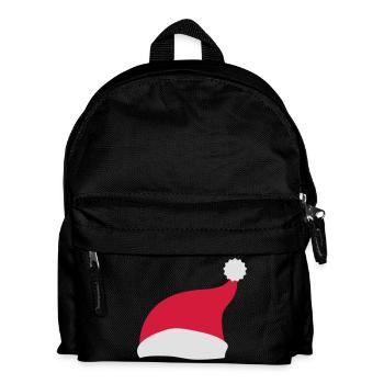 weihnachtsmütze weihnachten - Kinder Rucksack - Schwarz - Vorne