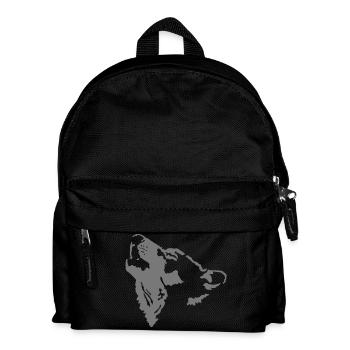Loup - Sac à dos Enfant - noir - Devant