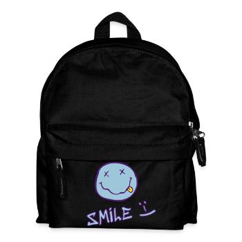 Smiling face - Kids' Backpack - black - Front