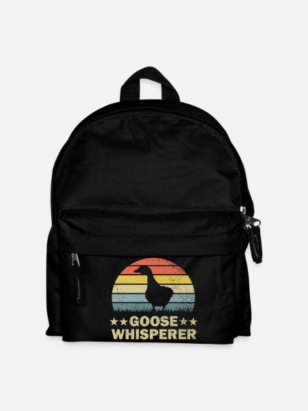 Goose geese - Kids' Backpack - black