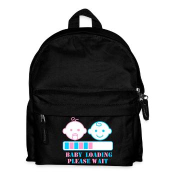 CHARGEMENT DE BÉBÉ S’IL VOUS PLAÎT ATTENDRE - Sac à dos Enfant - noir - Devant