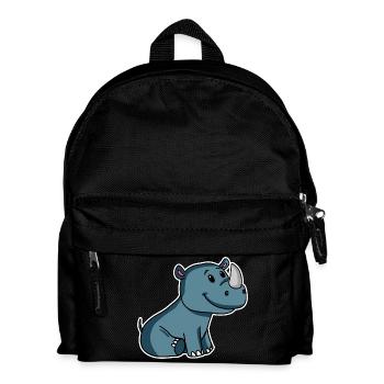 rhinocéros - Sac à dos Enfant - noir - Devant