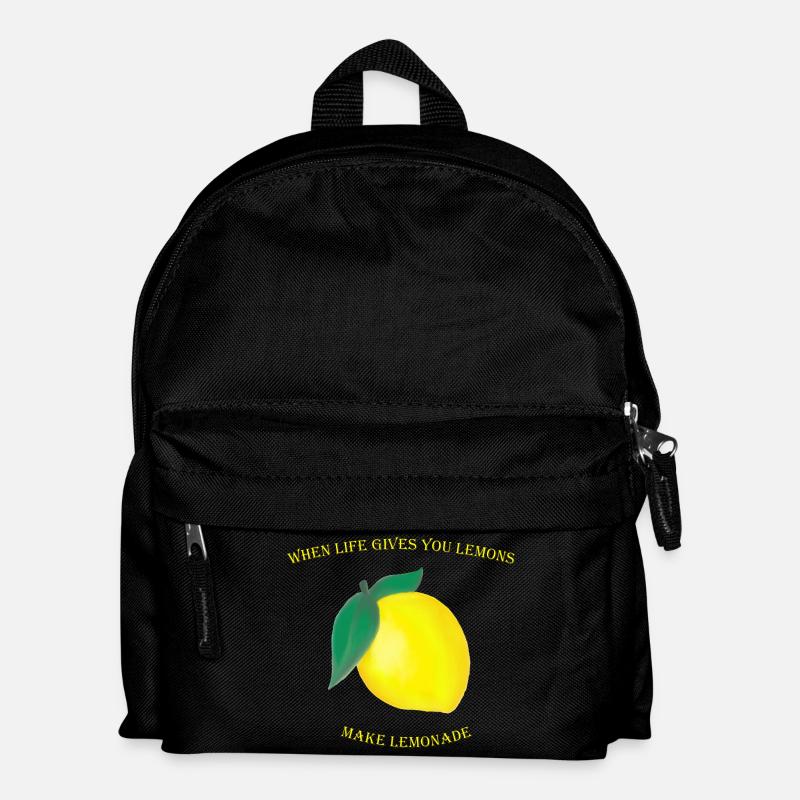 When Life Gives You Lemons Make Lemonade - Kinder Rucksack - Schwarz