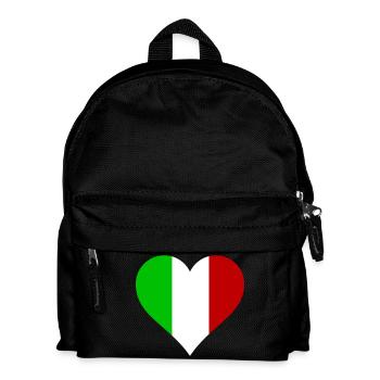 Heart Italy - I love Italy - Kids' Backpack - black - Front