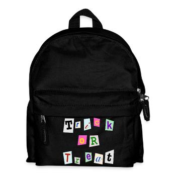 Trick or Treat für Halloween - Kinder Rucksack - Schwarz - Vorne