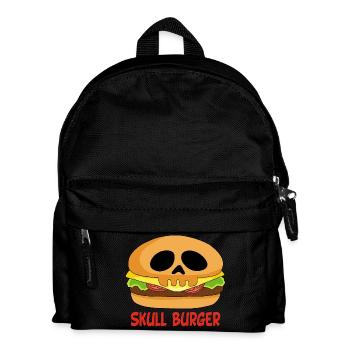 The return of the burger skull - Kids' Backpack - black - Front