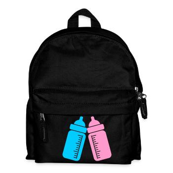 Baby bottles - Kids' Backpack - black - Front