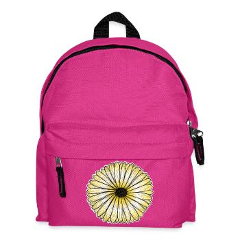 Gelbes Gänseblümchen - Kinder Rucksack - Fuchsia - Vorne