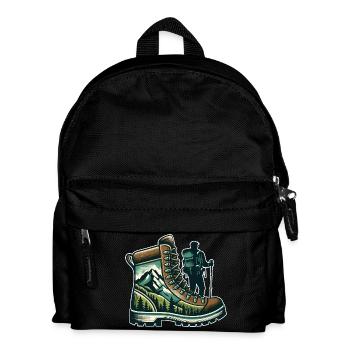 Wanderschuhe Mountain Trekkeur Randonneur - Kinder Rucksack - Schwarz - Vorne