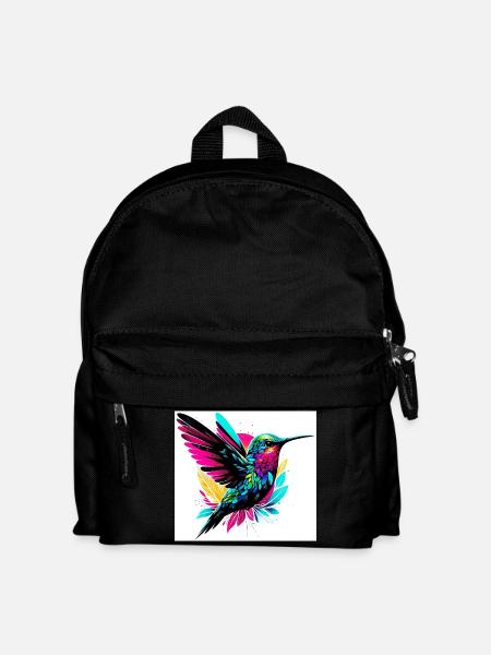 Kolibri - Kinder Rucksack - Schwarz