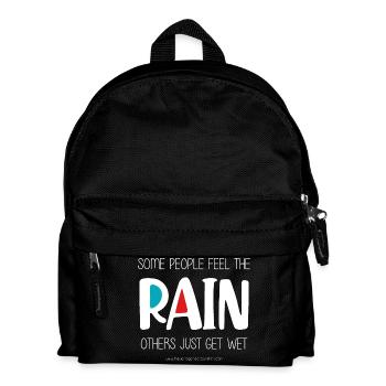 Feel the Rain (dark) - Kids' Backpack - black - Front