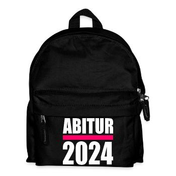 Abitur 2024 - Kinder Rucksack - Schwarz - Vorne