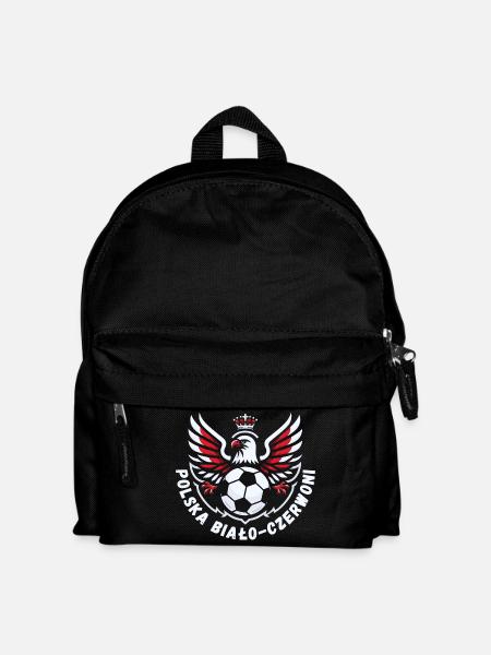 Polnischer Fußball - Kinder Rucksack - Schwarz