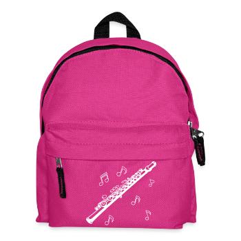 Flute - Kids' Backpack - fuchsia - Front