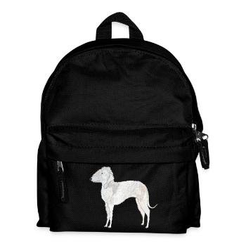 Bedlington Terrier - Kids' Backpack - black - Front