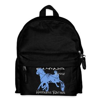 Traber trabrennen - Kinder Rucksack - Schwarz - Vorne