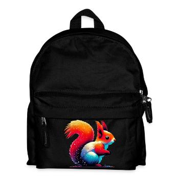 Écureuil - Sac à dos Enfant - noir - Devant