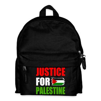Justice for palestine - Kids' Backpack - black - Front