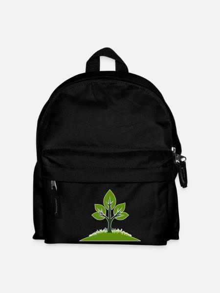 Vivid tree illustration for nature lovers - Kids' Backpack - black