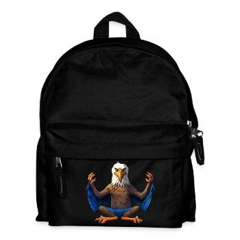 Adler Yoga - Kinder Rucksack - Schwarz - Vorne