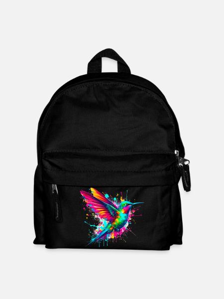 Kolibri - Kinder Rucksack - Schwarz