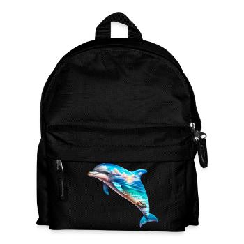 Dolphin - Kids' Backpack - black - Front