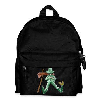 Une sieste pour le vagabond vert "GreenVagrant" - Sac à dos Enfant - noir - Devant