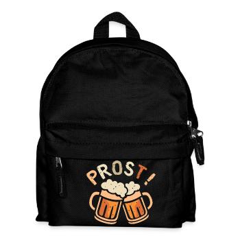 Prost Bierkrug Cheers Design - Kinder Rucksack - Schwarz - Vorne