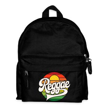 Reggae Retro Sunset - Kids' Backpack - black - Front