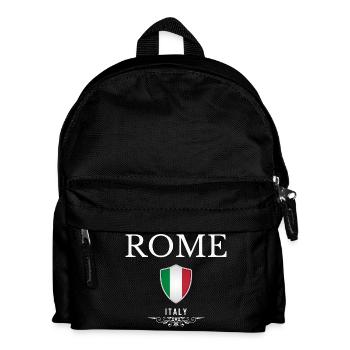 Ich liebe Rom, Rom Italien - Kinder Rucksack - Schwarz - Vorne