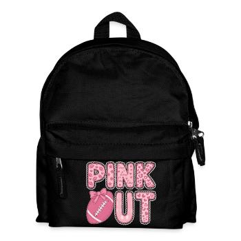 Pink Out Football Sensibilisation au cancer du sein - Sac à dos Enfant - noir - Devant